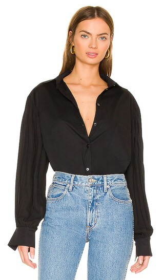 Janya Top in Black | Revolve Clothing (Global)