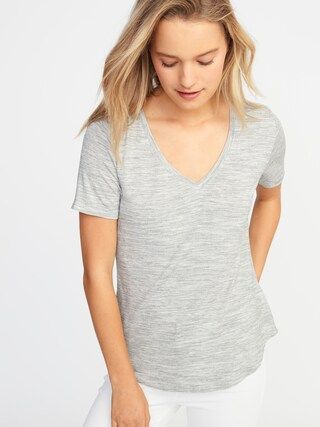 Luxe V-Neck Tee for Women | Old Navy US