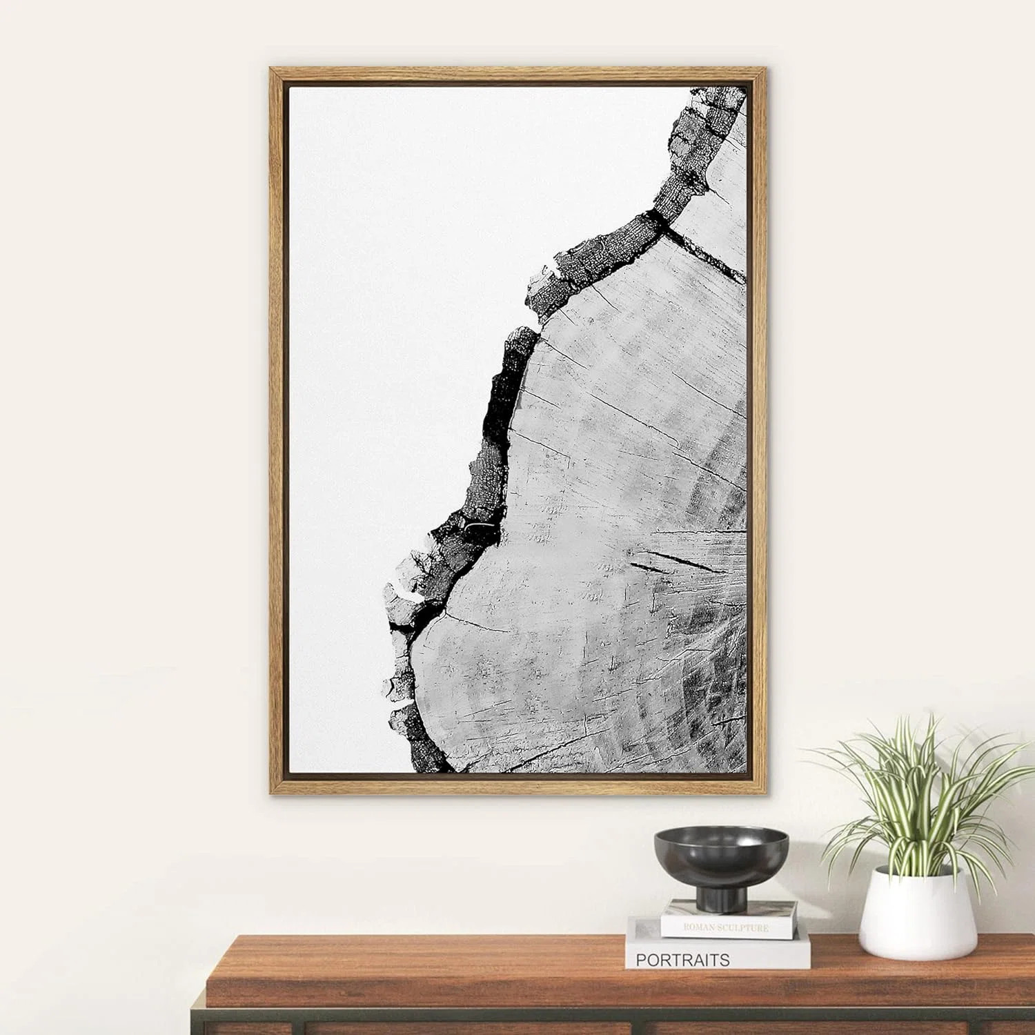 " Detailed Wood Rings Tree Bark Nature " | Wayfair North America