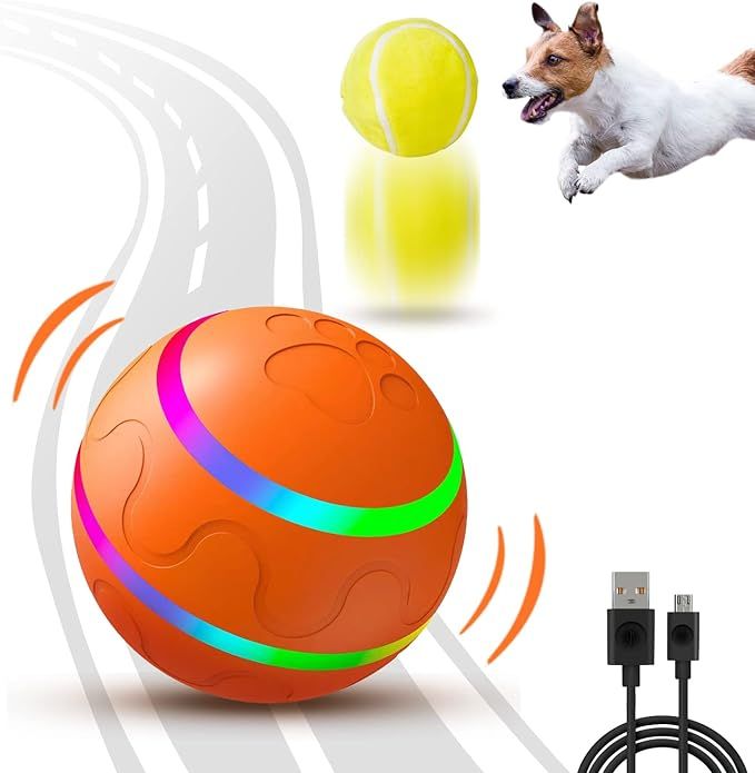 PetDroid Interactive Dog Ball Toys,Durable Motion Activated Automatic Rolling Ball Toys for Puppy... | Amazon (US)