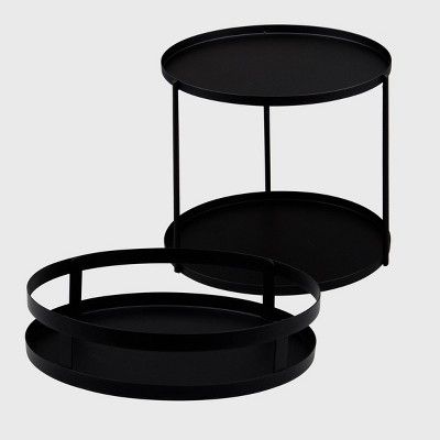 2ct Lazy Susan Tier &#38; Tray Metal - Bullseye&#39;s Playground&#8482; | Target