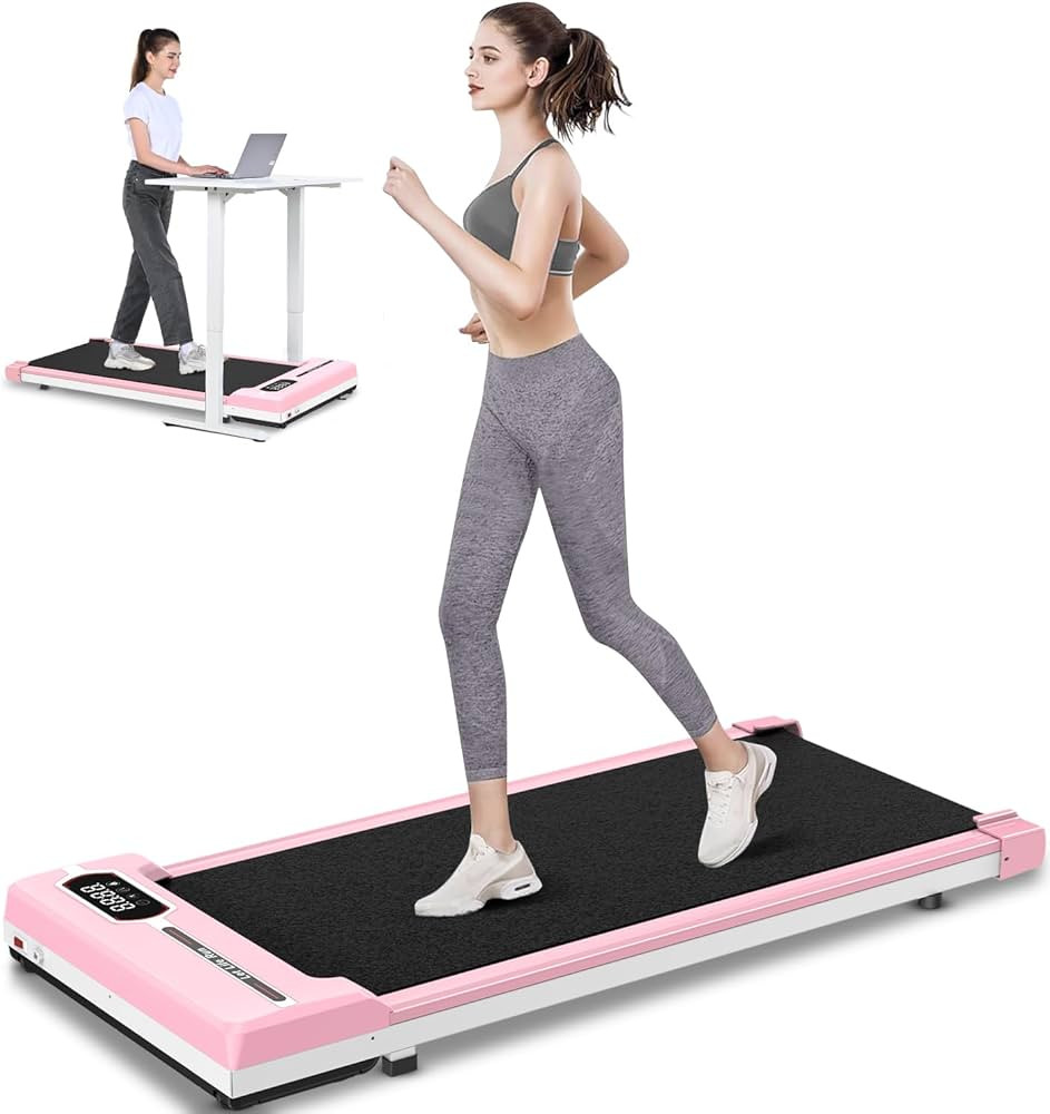 Walking Pad Treadmill 2 in 1, 6.2MPH Under Desk Treadmill Portable for Office & Home, Wide Runnin... | Amazon (US)