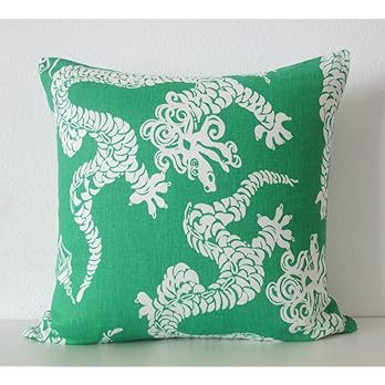 Flowershave357 Chine Dragon Designer Pillow Cover 18 x 18 inch 45 x 45cm | Amazon (US)