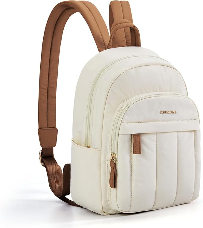 Missnine Mini Backpack for Women, Lightweight Quilted Small Backpack Purses, Puffer Daily Purse W... | Amazon (US)