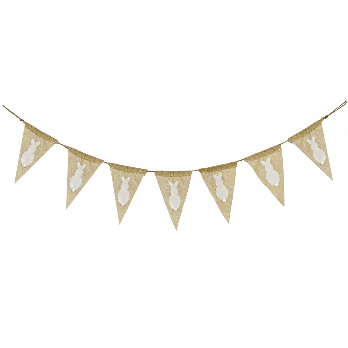 National Tree Company Easter Bunny Hanging Banner Decoration, White, Easter Collection, 70 Inches | Target