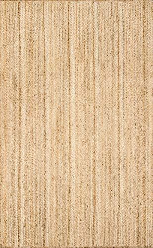 nuLOOM Rigo Hand Woven Farmhouse Jute Area Rug, 8' x 10', Natural | Amazon (US)