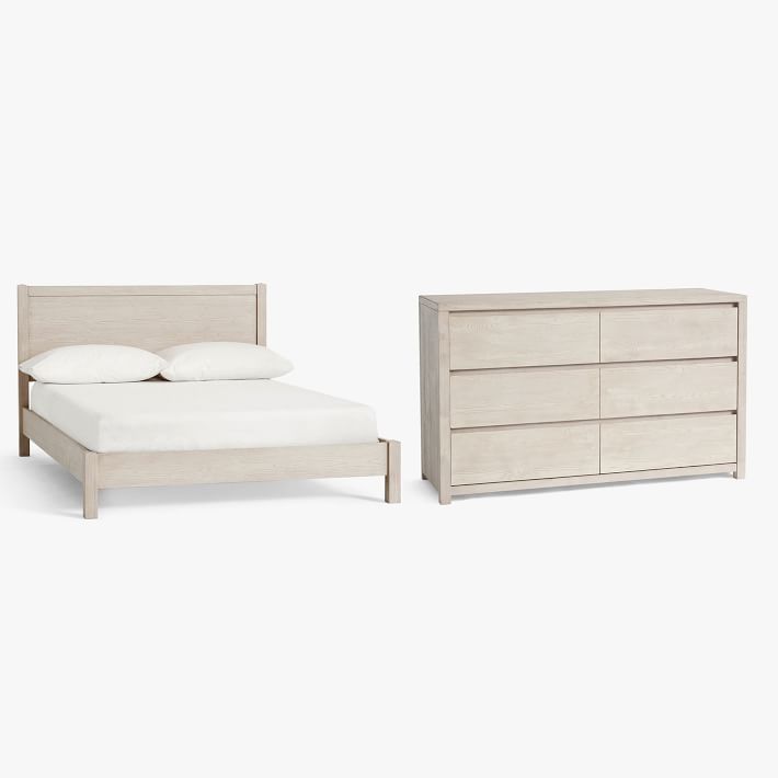 Costa Classic Platform Bed &amp;amp; 6-Drawer Dresser Set | Pottery Barn Teen