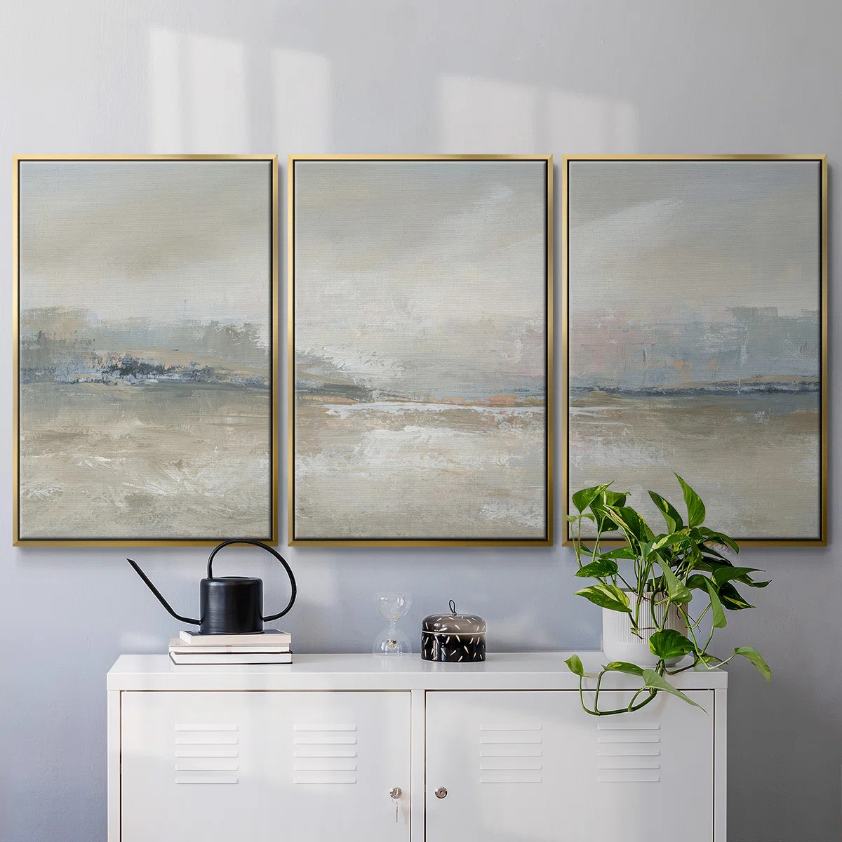 Horizon Haze - Multi Piece Framed Canvas-47276C (Set of 3) | Wayfair North America