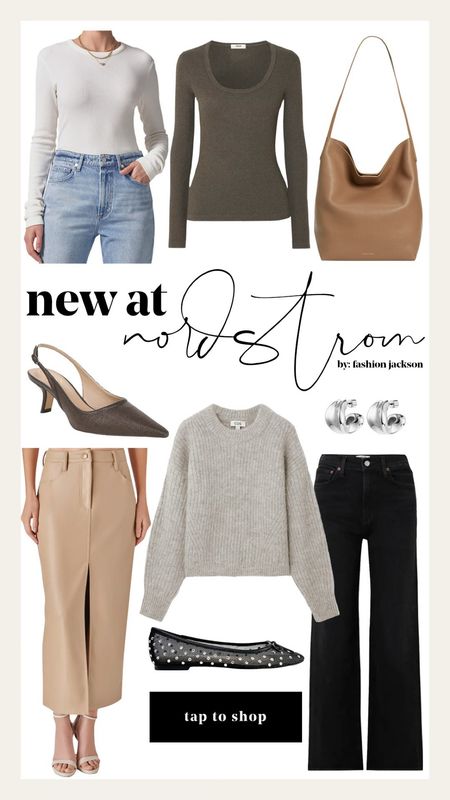 New finds from Nordstrom, starting at just $89 from @nordstrom #nordstrompartner #newarrivals #winterfashion #winteroutfits #winterstyle #leather #cashmere #sweater #agolde #balletflats #nordstrom #fashionjackson

#LTKshoecrush #LTKSeasonal #LTKstyletip