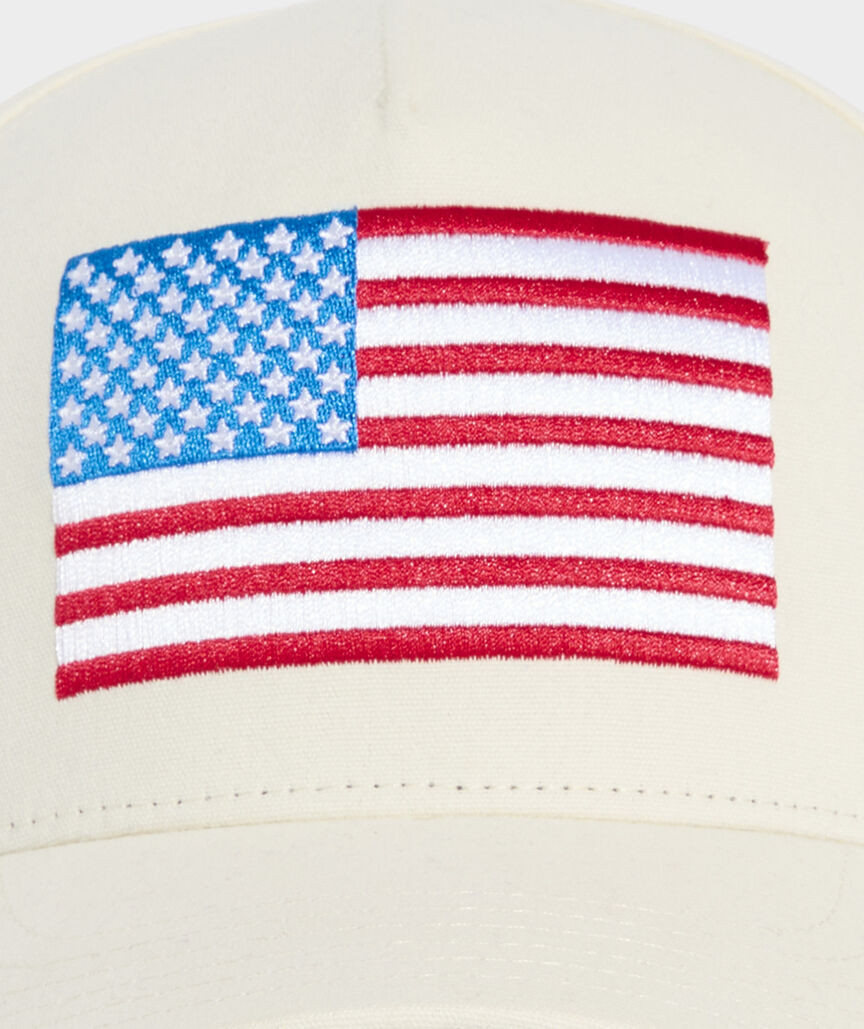 High Profile American Flag Trucker | vineyard vines
