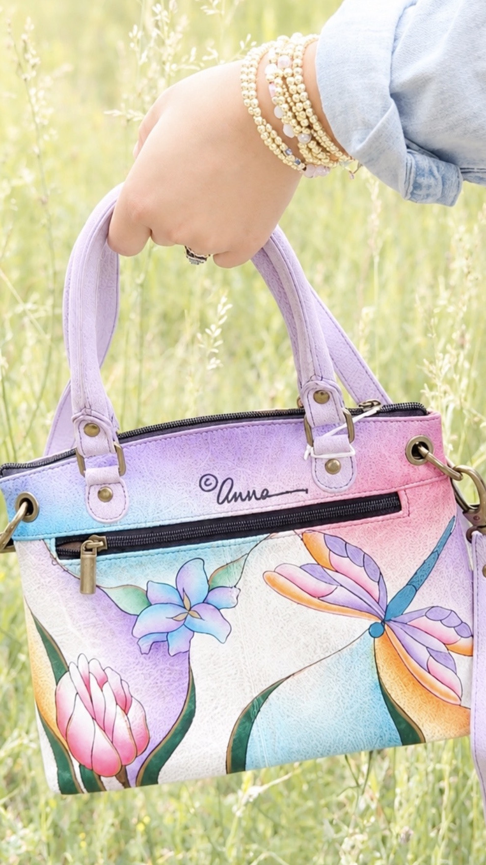 Celebrating 250 years in style ✨🦋 This stunning dragonfly glass painting bag from Anuschka is truly a wearable work of art. The intricate hand-painted details make every piece one-of-a-kind, and it’s the perfect accessory to brighten up your summer wardrobe.

Even better? The Anuschka Summer Sale is happening now! ☀️🛍️ Don’t miss your chance to shop beautiful, handcrafted pieces at special savings. Shop below and find your new favorite bag! 💕 #Anuschka #SummerSale #HandPaintedLuxury #DragonflyCollection

#LTKdayinmylife
