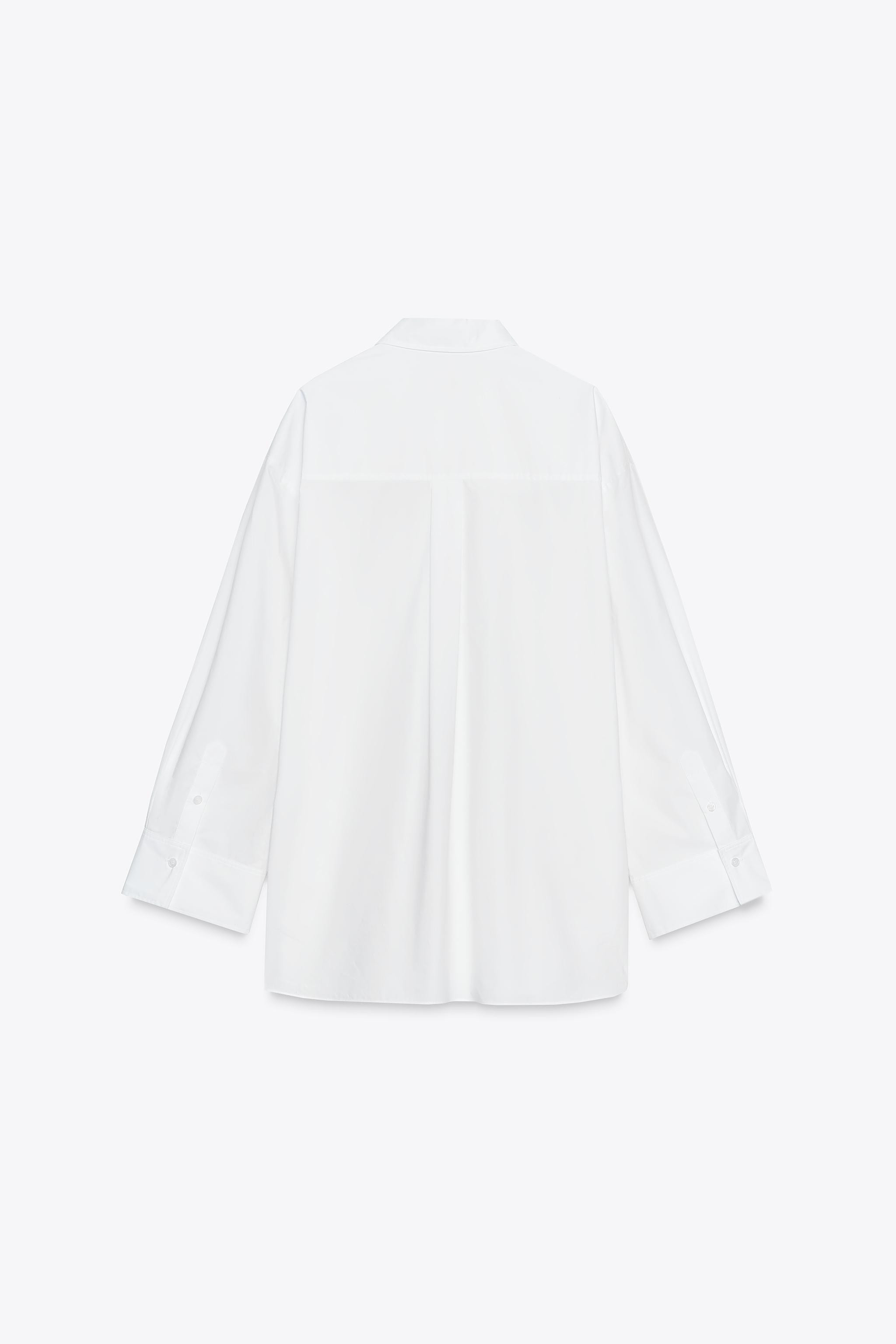 ZW COLLECTION POPLIN SHIRT | Zara Canada