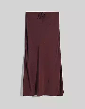 Star Jacquard Midi Slip Skirt | Madewell