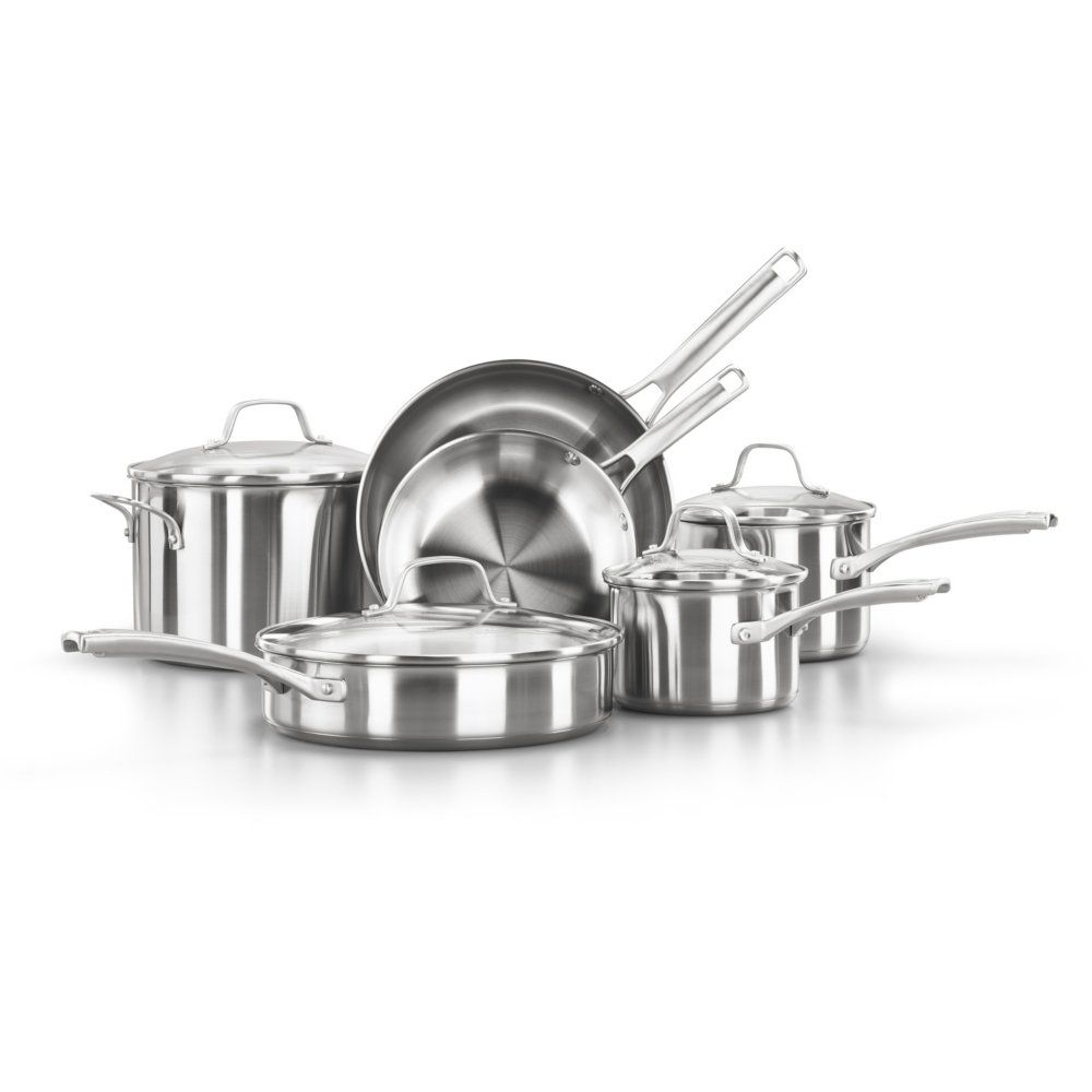 Classic™ Stainless Steel 10-Piece Cookware Set | Calphalon | Newell Brands - Food & Appliance
