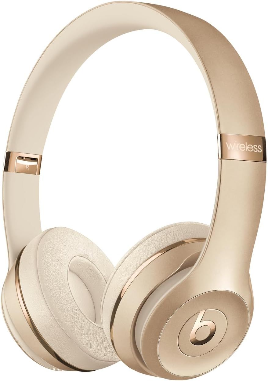 Beats Solo3 Wireless On-Ear Headphones - Gold | Amazon (US)