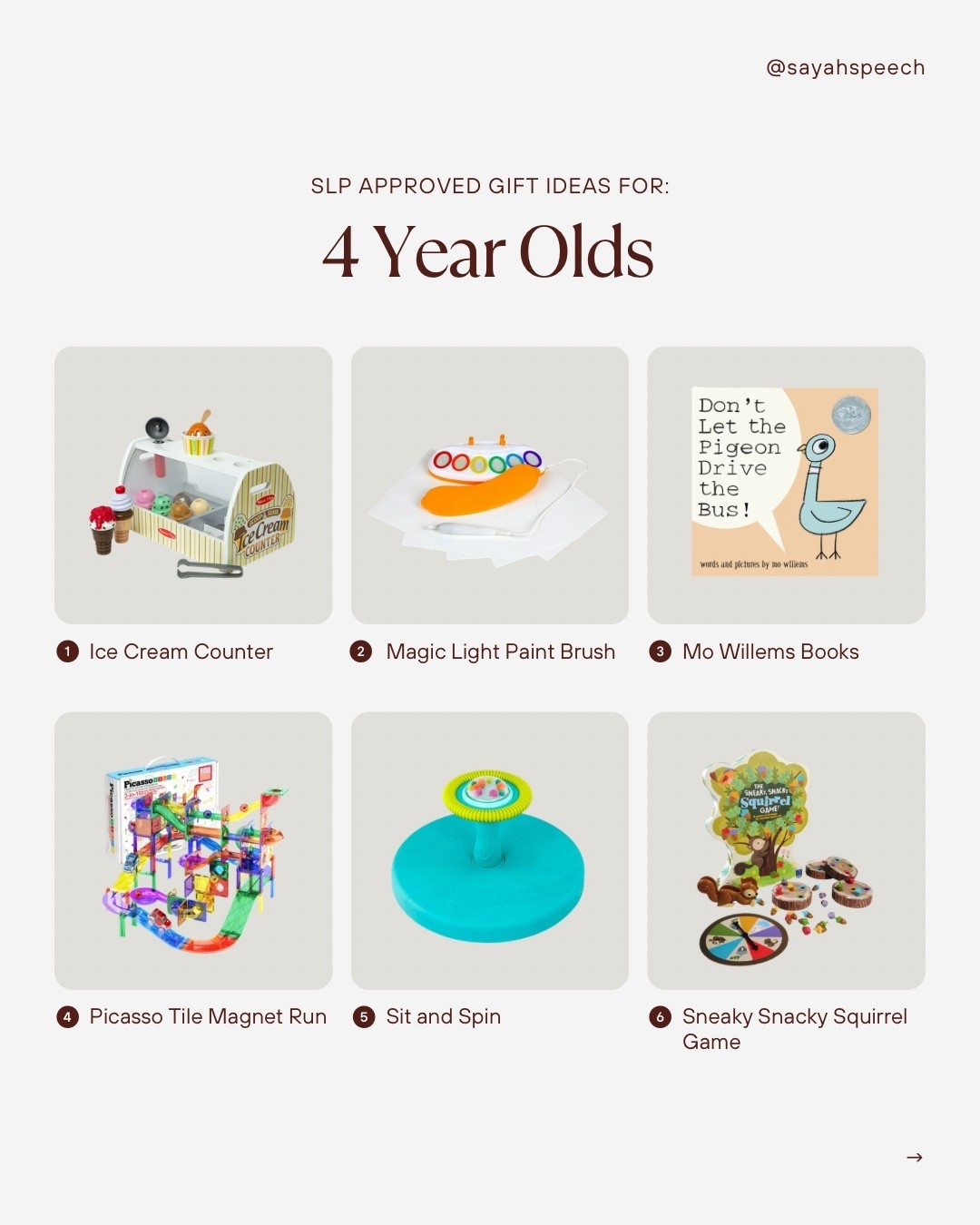 Looking for toys that are fun and support your preschooler’s development? Check out these options selected by a pediatric speech language pathologist!

#LTKGiftGuide #LTKFamily #LTKKids