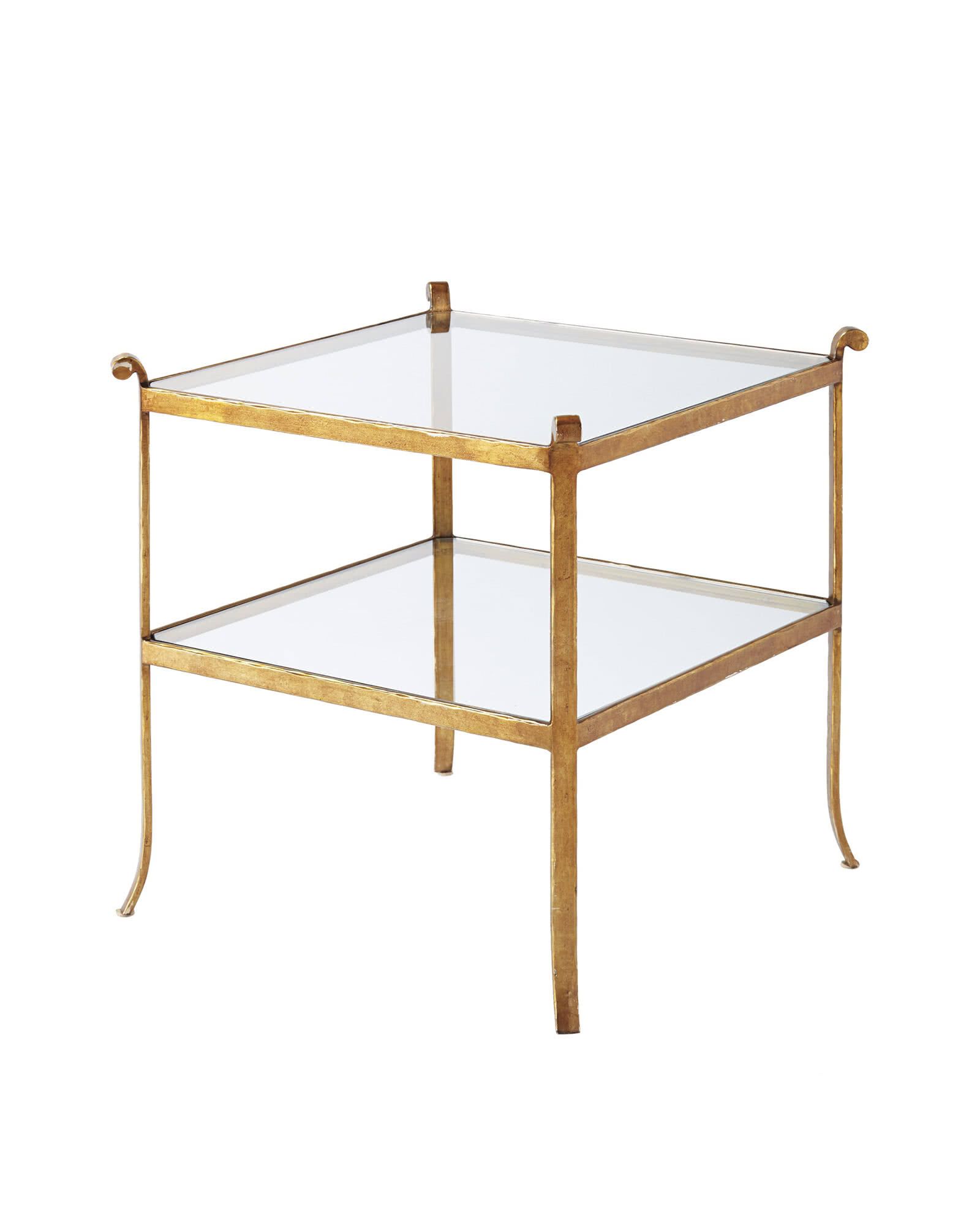 St. Germain Glass Side Table | Serena and Lily