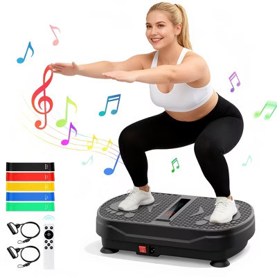 Vibration Plate Exercise Machine, 999 Levels, Bluetooth Music, 450 lbs Capacity, Fitness & Physical Therapy Platform | Target