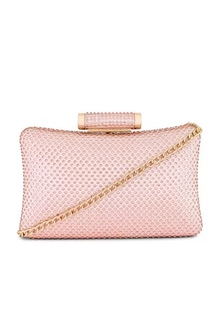 Rihanna Hotfix Clutch in Blush | Revolve Clothing (Global)