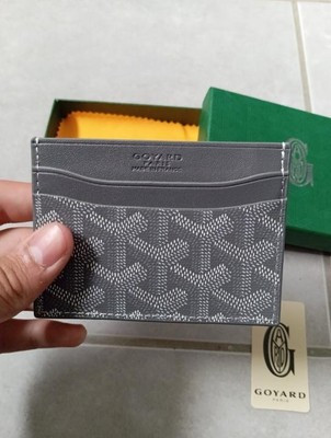 Saint-Sulpice Grey Goyard Card Holder | eBay US