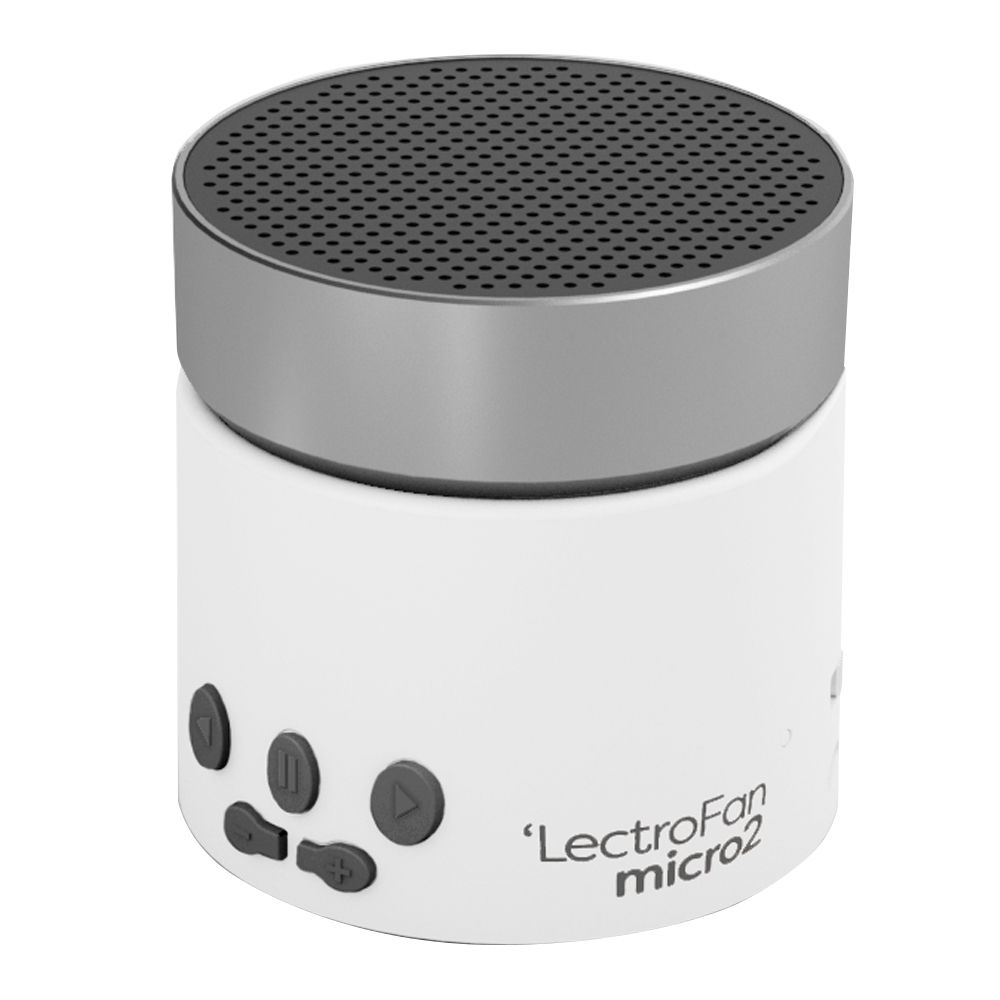 LectroFan Micro2 Sleep Sound Machine and Bluetooth Speaker - White | Walmart (US)