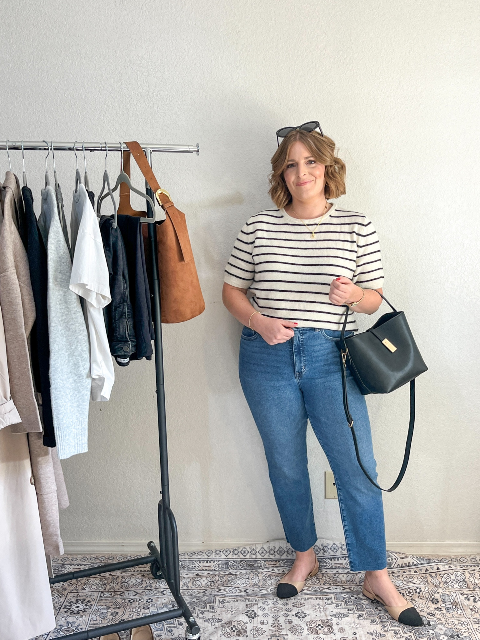 Striped short sleeve sweater on sale today!// under $15

Part of the Fall capsule—wear on it’s own or layer under jackets. Wearing L (tts)

#LTKSaleAlert #LTKMidsize #LTKFindsUnder50