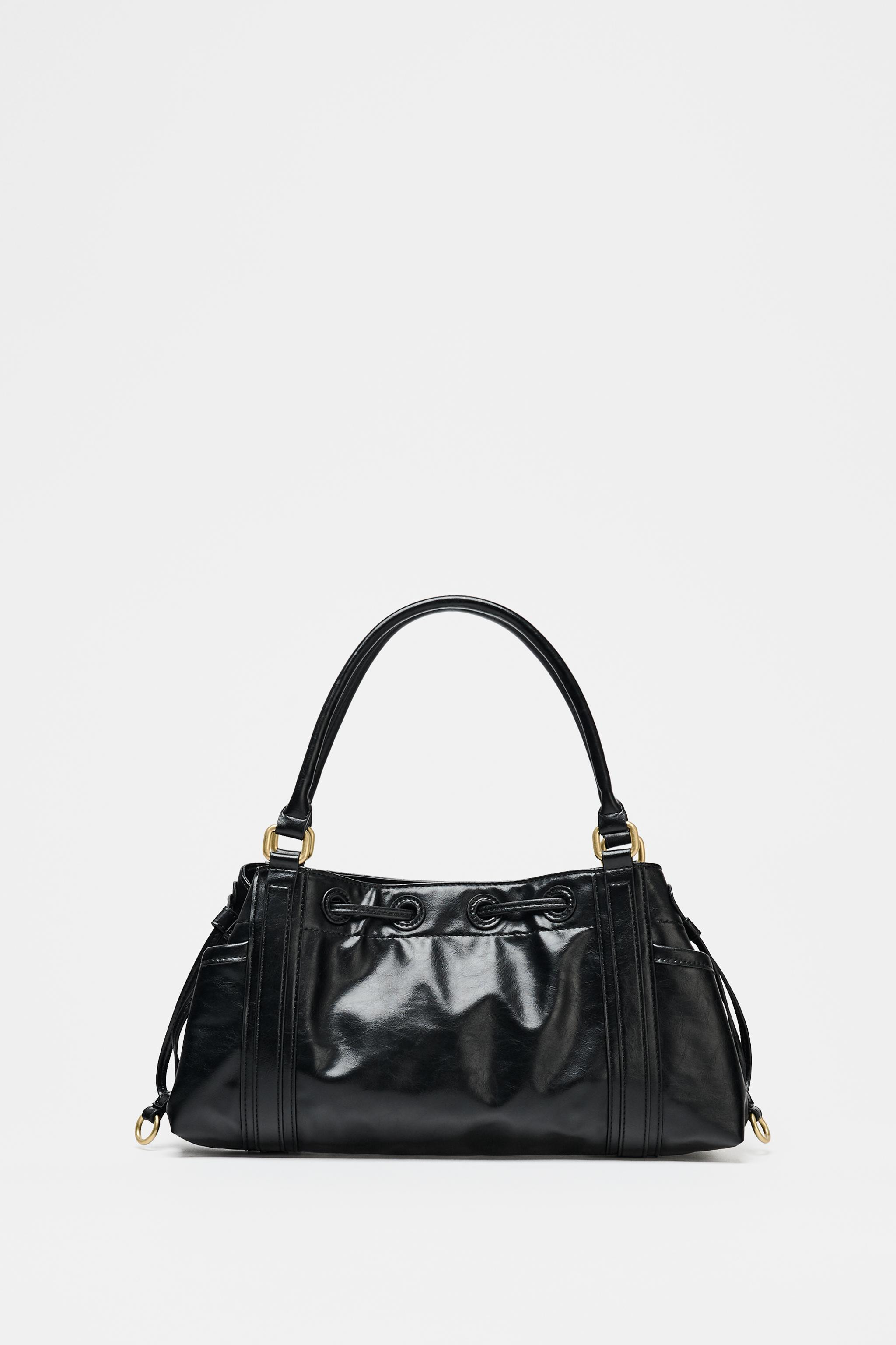 GATHERED DETAIL SHOULDER BAG | Zara UK