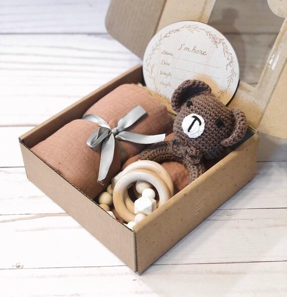 Organic Baby Bath Set  Bear  6 Piece | Etsy | Etsy (US)