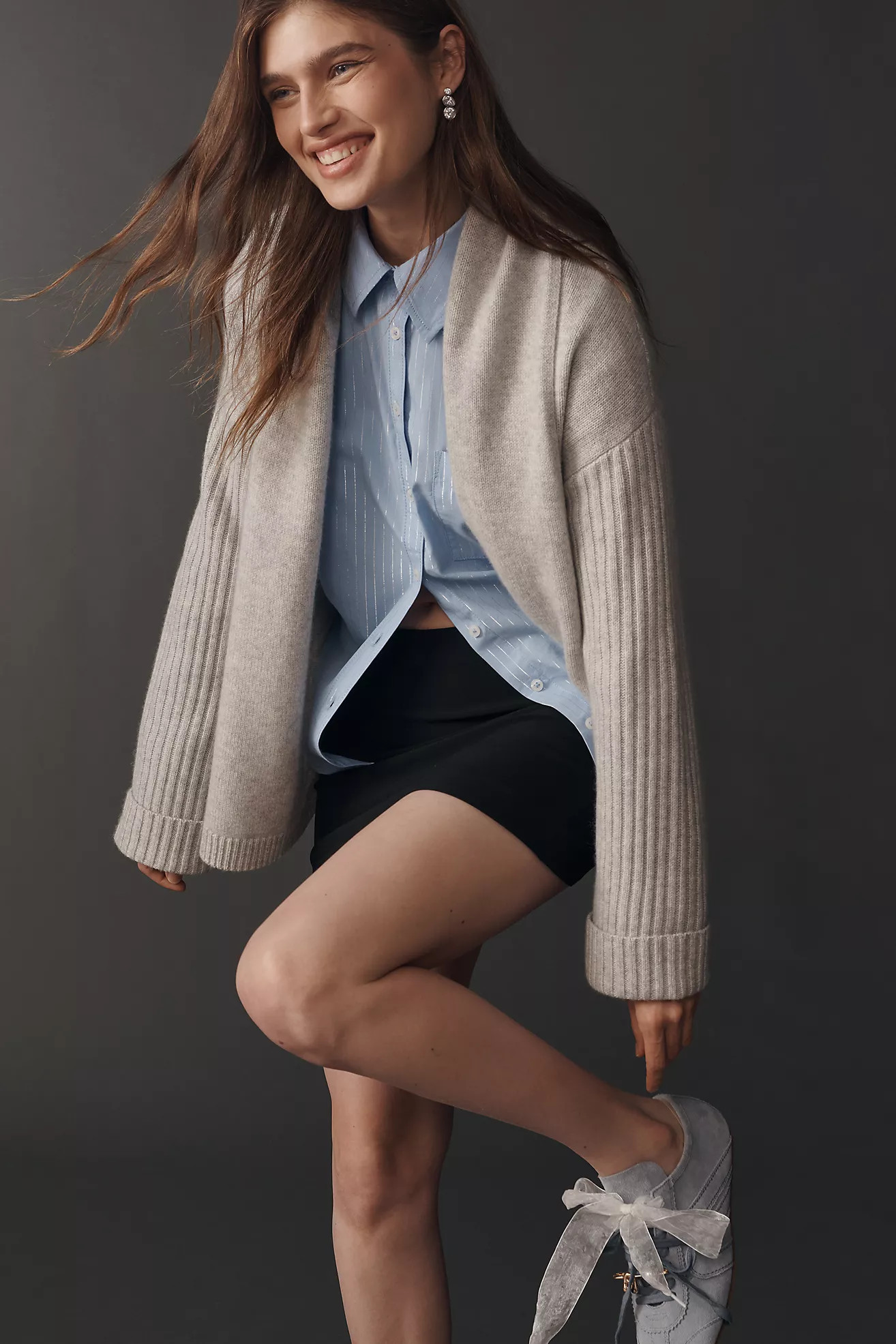 The Mariel Cashmere Cardigan by Maeve | Anthropologie (US)