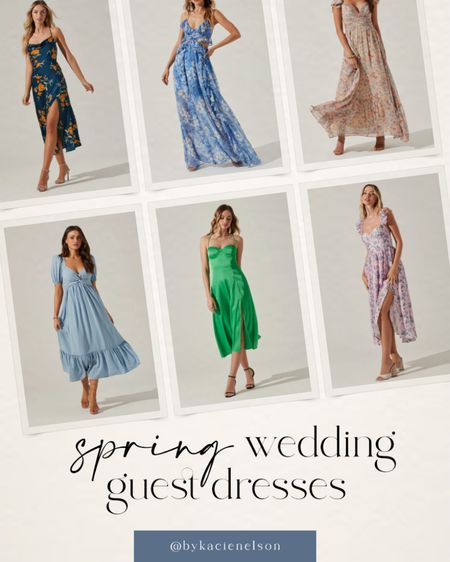 Spring wedding guest dresses 💐🤍

#LTKwedding #LTKstyletip #LTKSeasonal