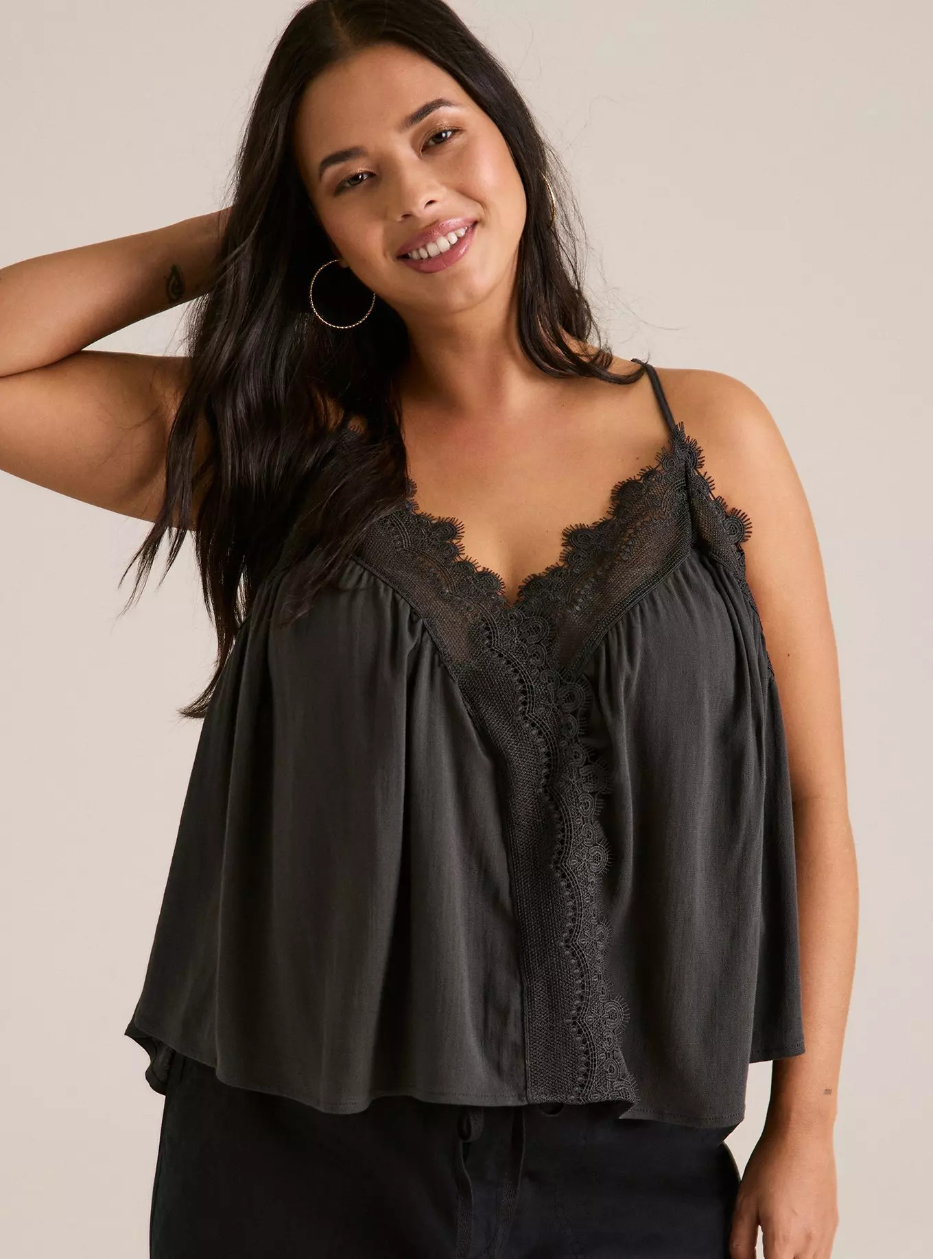 Festi Crochet Trim Tank | Torrid (US & Canada)
