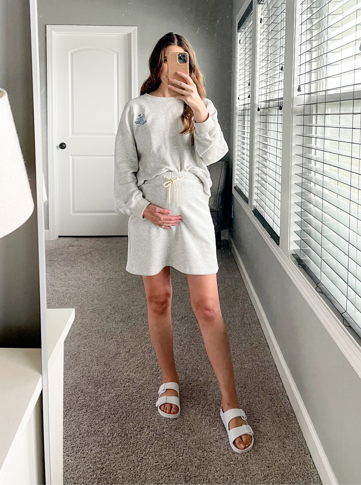 Wearing a few of my favorite pieces from Chicwish. Super comfy & non maternity. I’m 36 weeks here. Amazon sandals fit tts & have held up well for being so cheap! I love them and get compliments on them all the time. I’ve had them for a year now and they look like new. 

#LTKshoecrush #LTKbump #LTKunder50