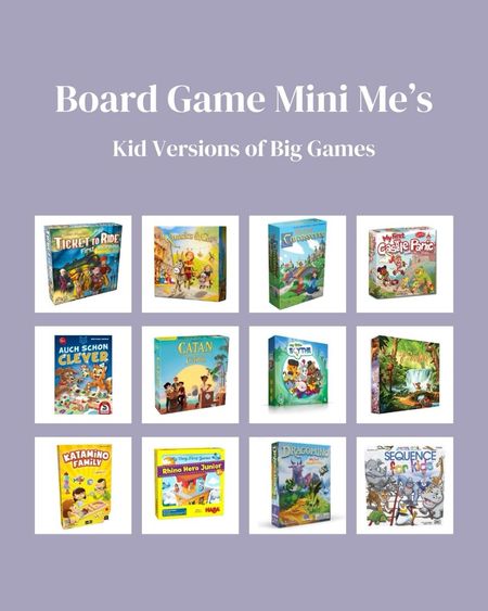 Board games for kids based on your favorite board games. A great way to level kids up into more strategic games to play.

#LTKkids #LTKfamily #LTKGiftGuide
