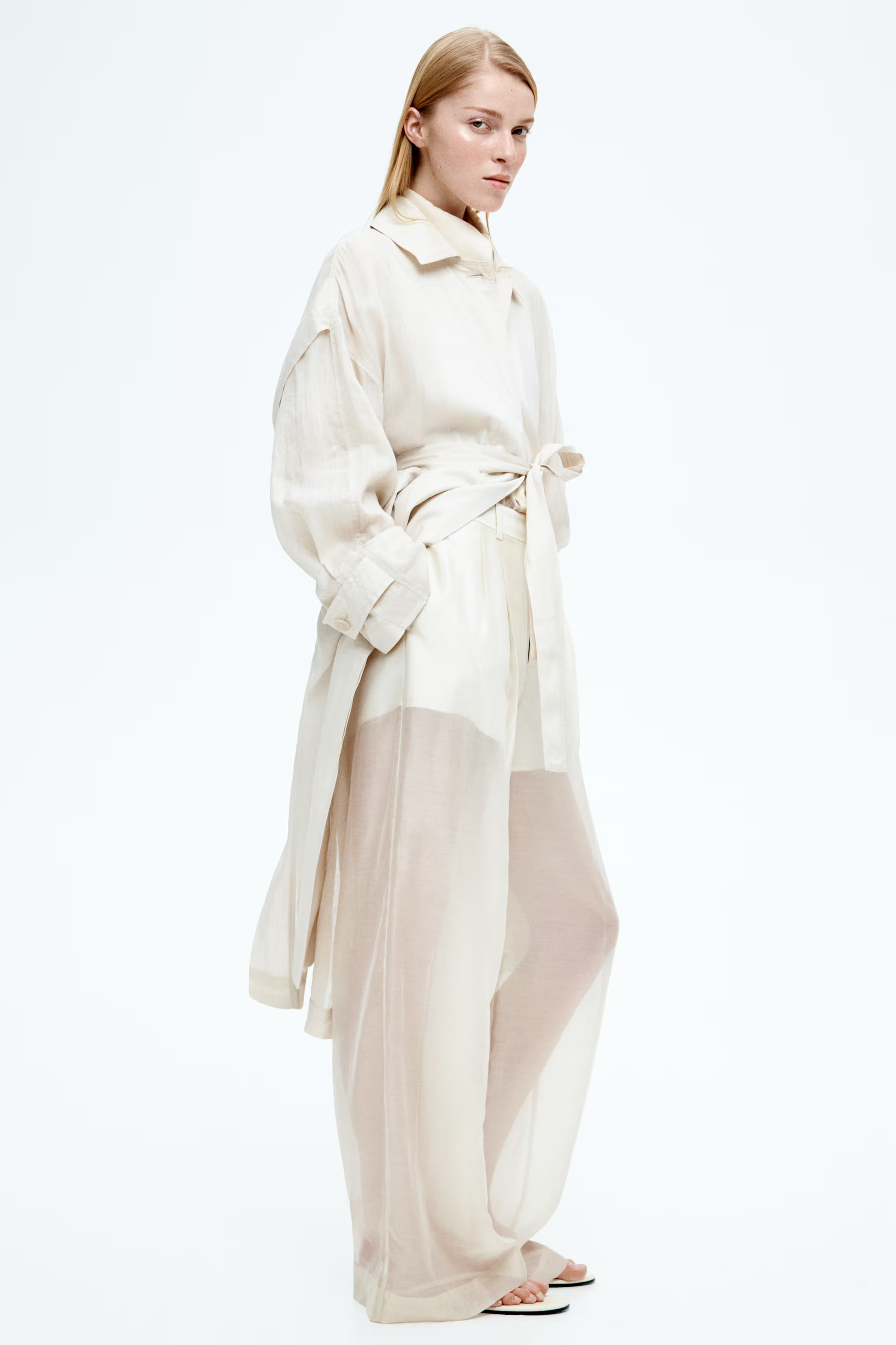 Wide sheer trousers | H&M (UK, MY, IN, SG, PH, TW, HK)