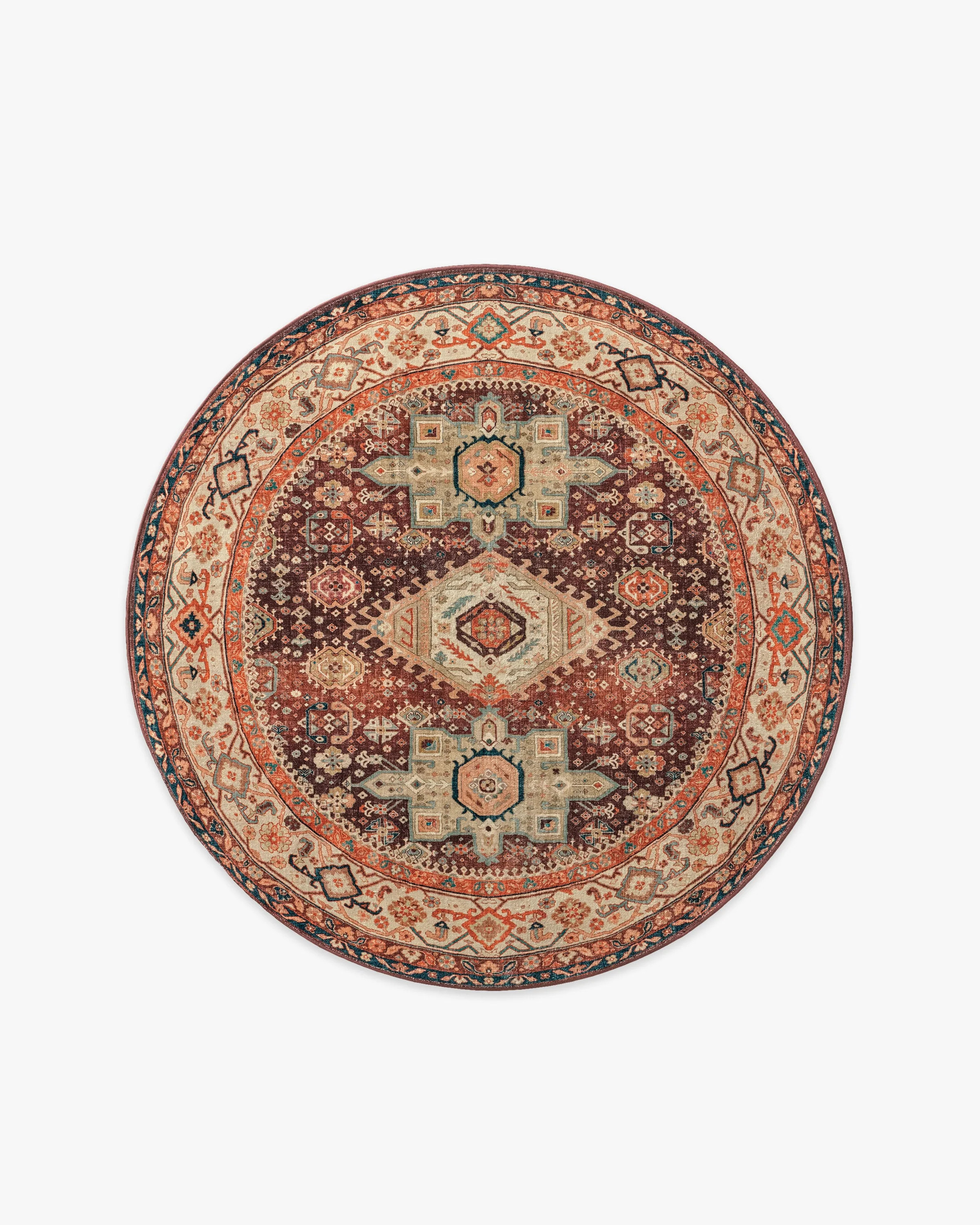 Avila Crimson & Currant Rug | Ruggable