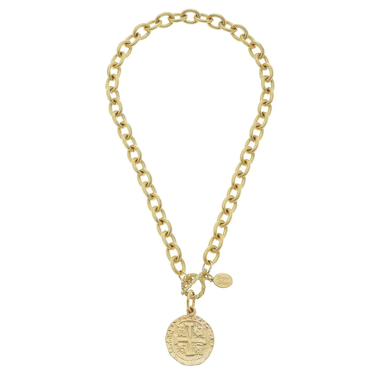 Peruvian Coin Toggle Necklace | Susan Shaw