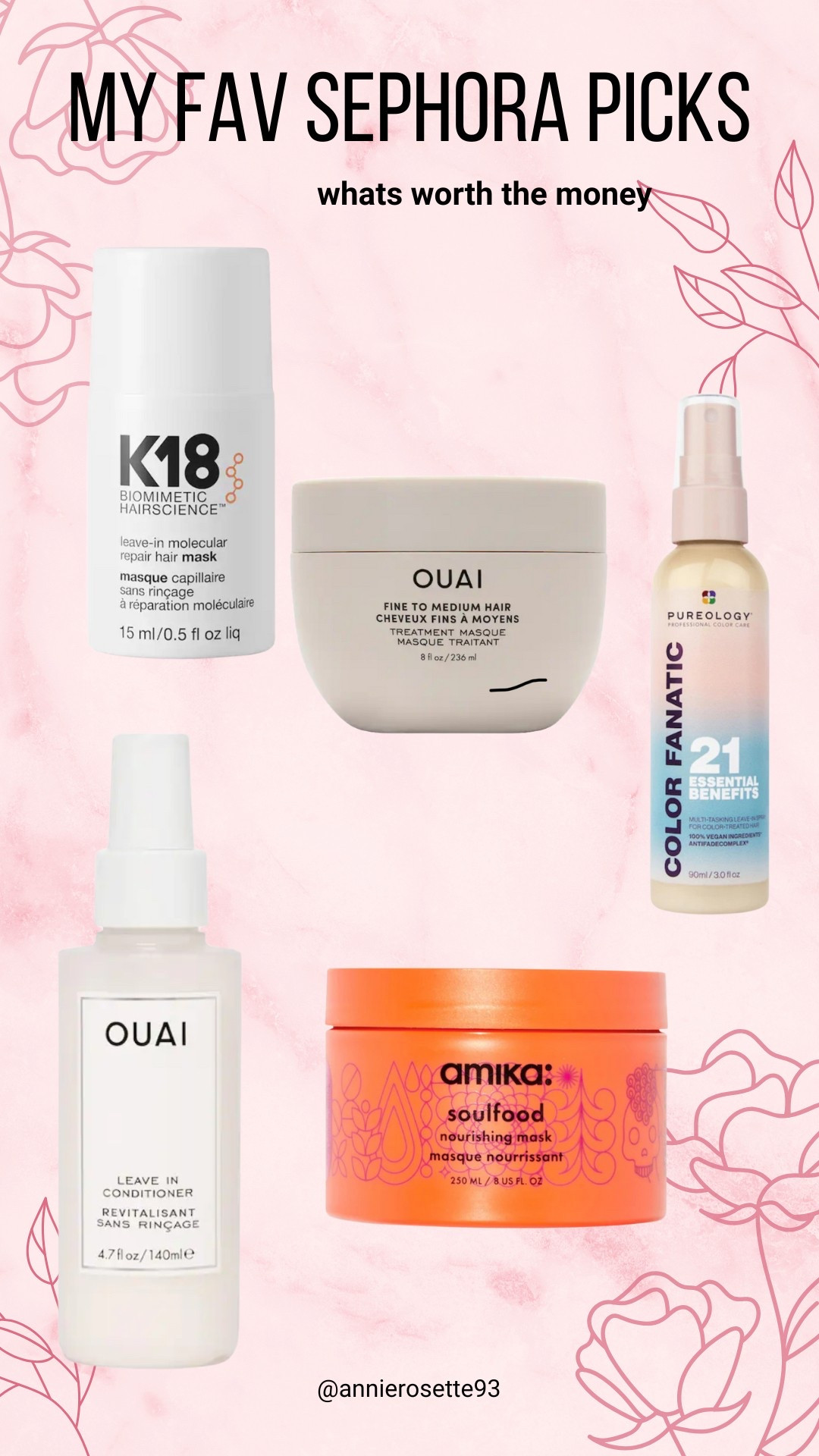 Hair products that are actually worth it from Sephora for the Sephora Sale which ends 4/14 if you need to stock up. some of my favorite leave in conditioners and hair masks

#LTKSaleAlert #LTKBeauty