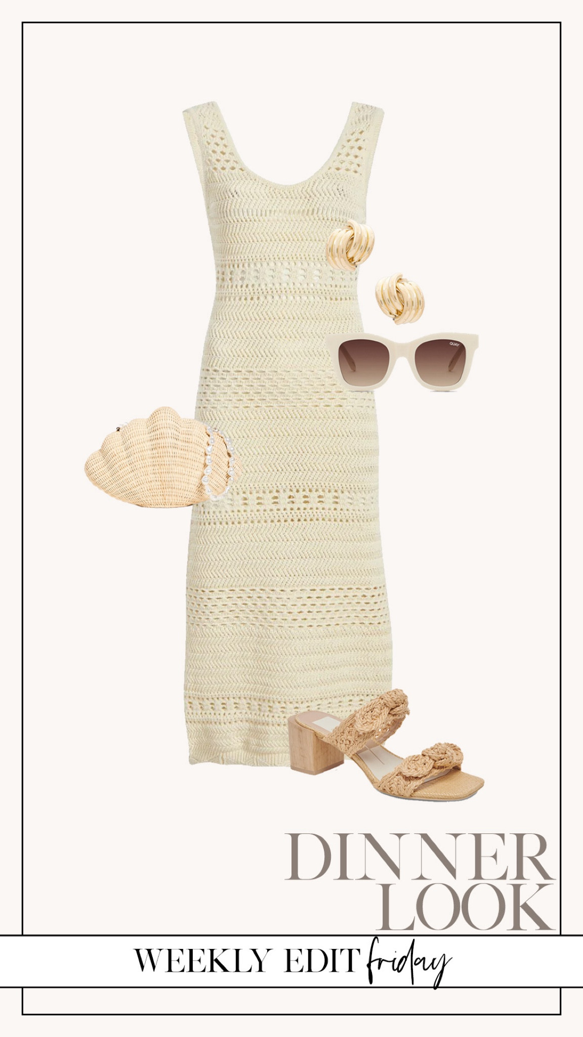 Weekly edit travel vacation, Vacay outfit info inspiration looks ideas summer knit crochet dress date night outfit

#LTKSeasonal #LTKtravel #LTKstyletip
