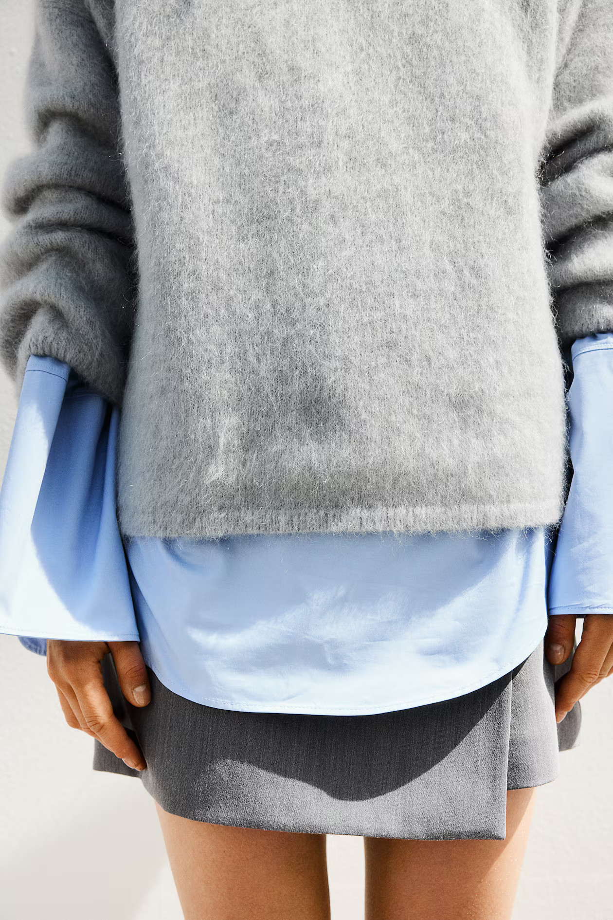 Oversized Mohair-Blend Sweater | H&M (US + CA)