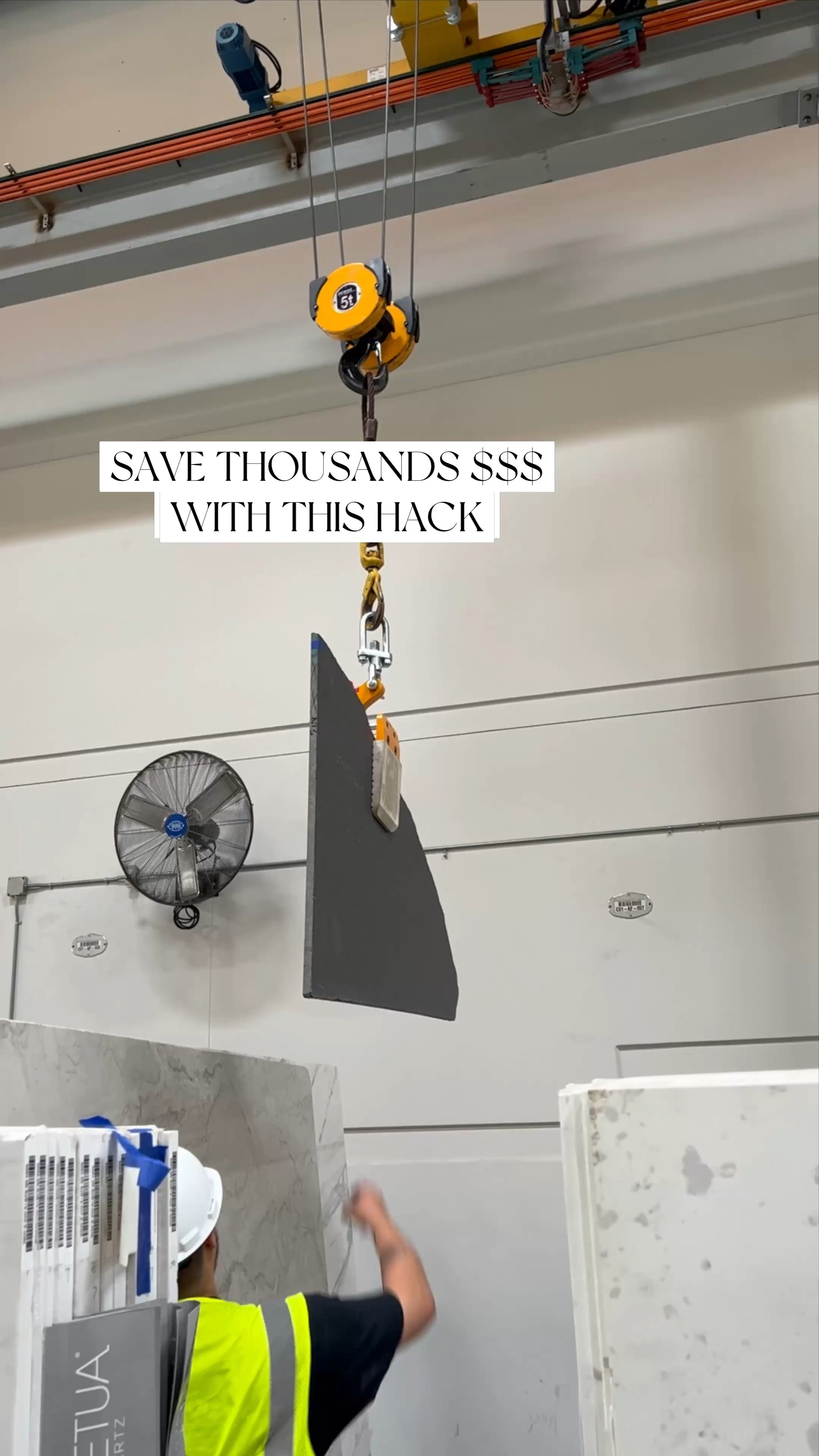 We saved so much money not having to buy a whole slab for our small vanity. Genius hack for a cost effective bath Reno!
This tile is 24”x48” and was perfect size. It’s about half an inch thick so durable enough to use on a countertop. you just miter the edges to create the thick countertop look. 

Notes: 
*Use at your own discretion but it’s been three years and it’s held up awesome! 
*The inside of the tile is grey so you will see the grey part of the tile. I don’t mind it but if you do then this trick would work perfectly with a white marble looking tile because it’s white on the inside so you don’t see much contrast. 

Also linked some of my other bath favorites

#bathroomremodel #bathroomdesign #bathreno #interiordesigntips wall mounted brass faucet wood vanity black countertop zellige handmade tile white tile oval pill mirror 

#LTKFindsUnder100 #LTKSaleAlert #LTKHome