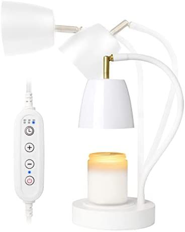 LIFELUM Candle Warmer Lamp with Timer & Dimmer Candle Warmer Height Adjustable for Large Yankee C... | Amazon (US)