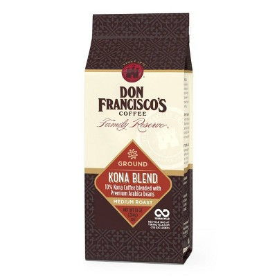 Don Francisco's Kona Blend Medium Roast Ground Coffee - 10oz | Target