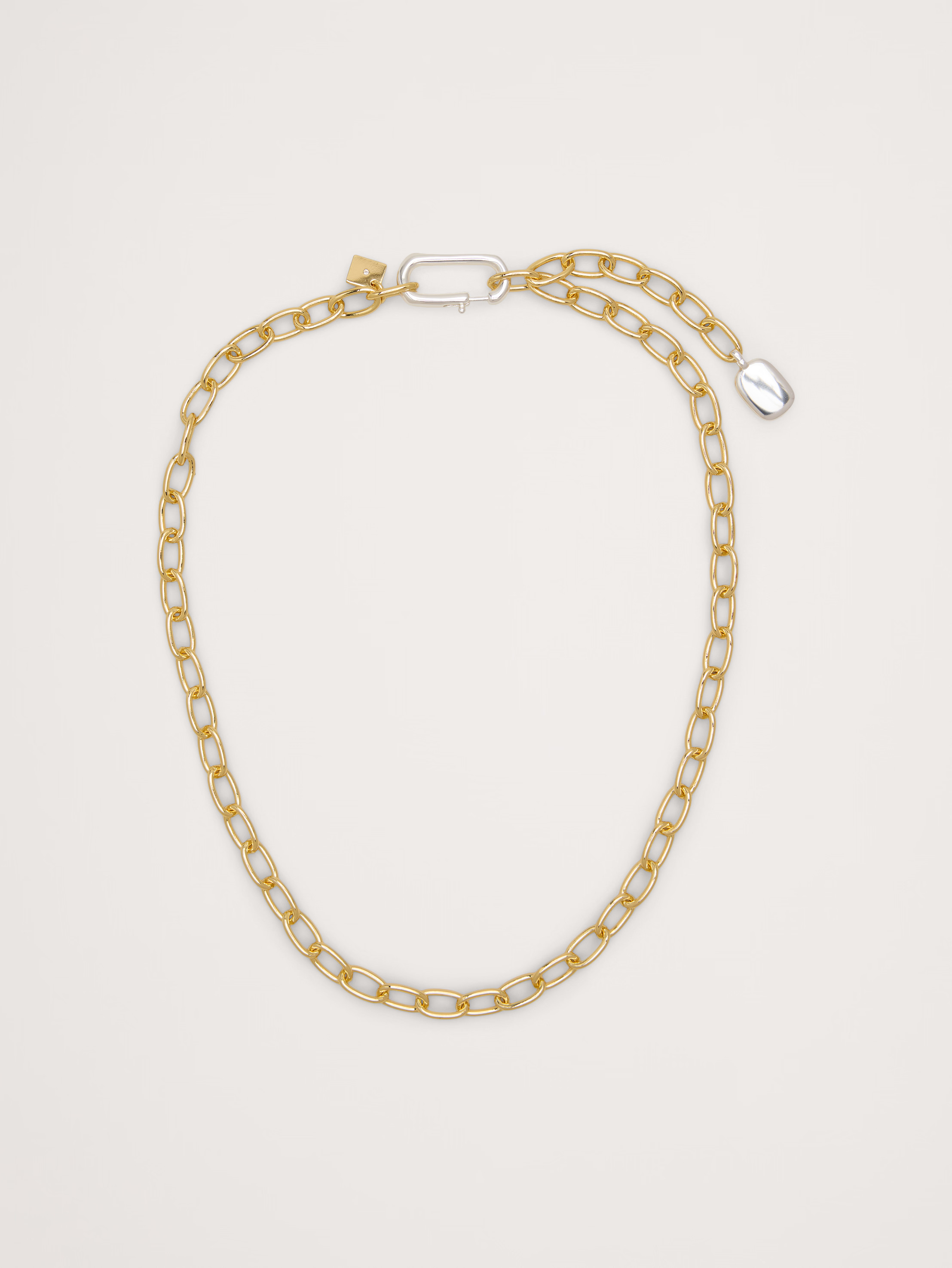 Two-Tone Link Necklace | Banana Republic (US)