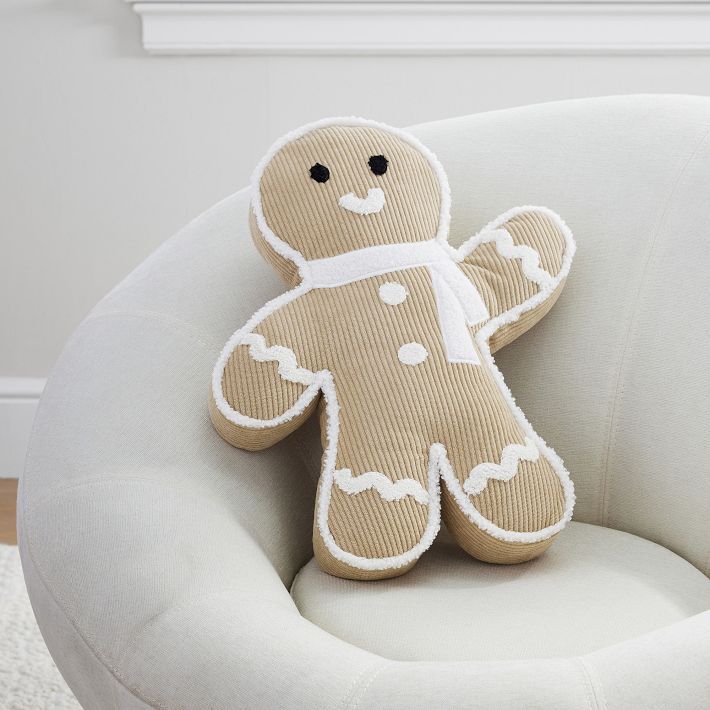 Gingerbread Man Pillow | Pottery Barn Teen