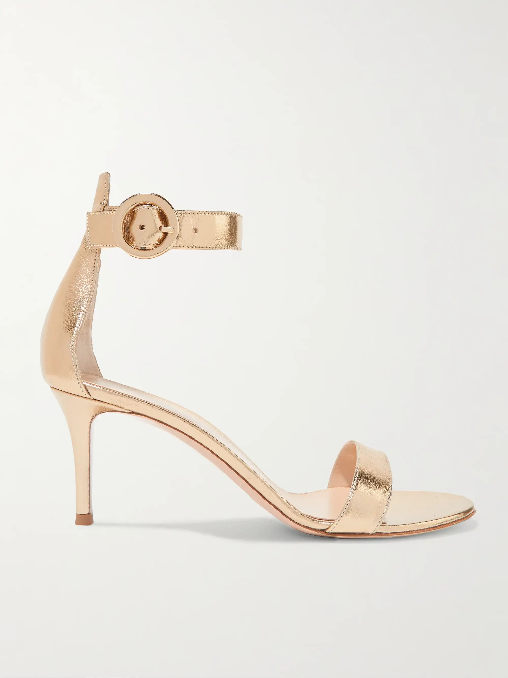 Portofino 70 metallic leather sandals | NET-A-PORTER (UK & EU)