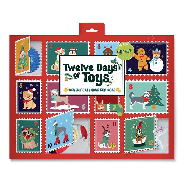 Spunky Pup Advent Calendar 12 Days of Dog Toys | Scheels