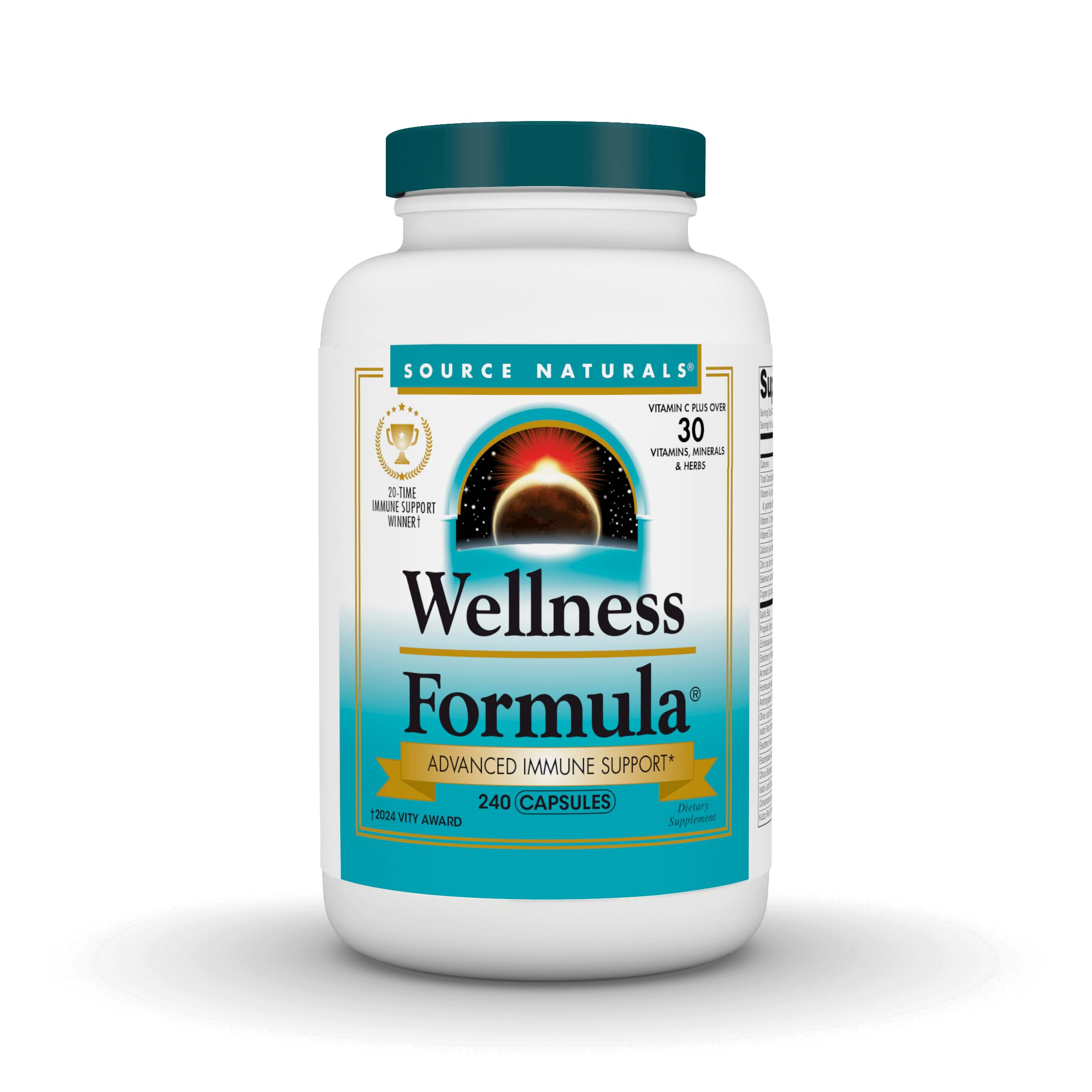 Source Naturals Wellness Formula Bio-Aligned Vitamins & Herbal Defense Advanced Immune Support* -... | Amazon (US)