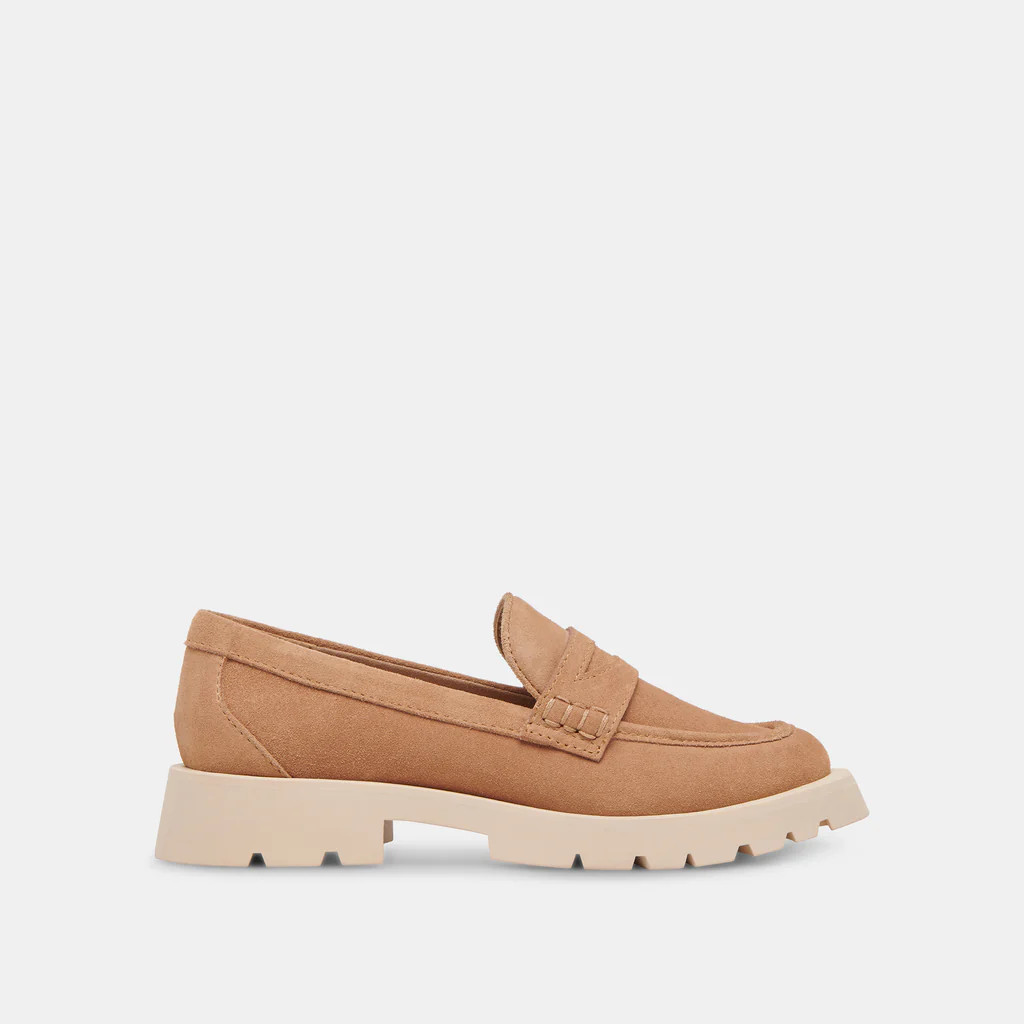 ELIAS FLATS TOFFEE SUEDE | DolceVita.com