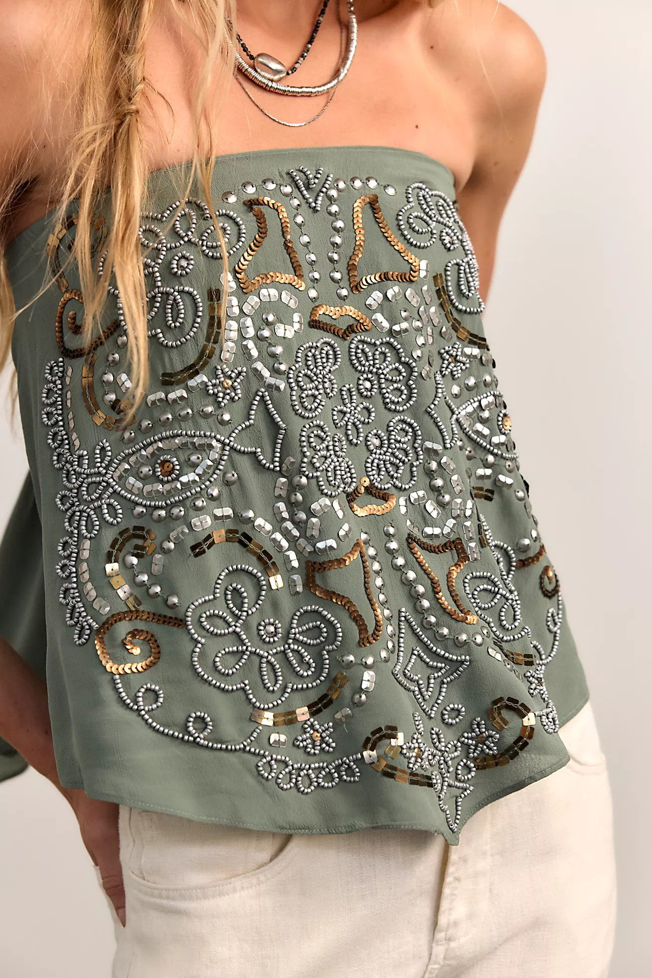 Julia Embellished Tube Top | Free People (Global - UK&FR Excluded)