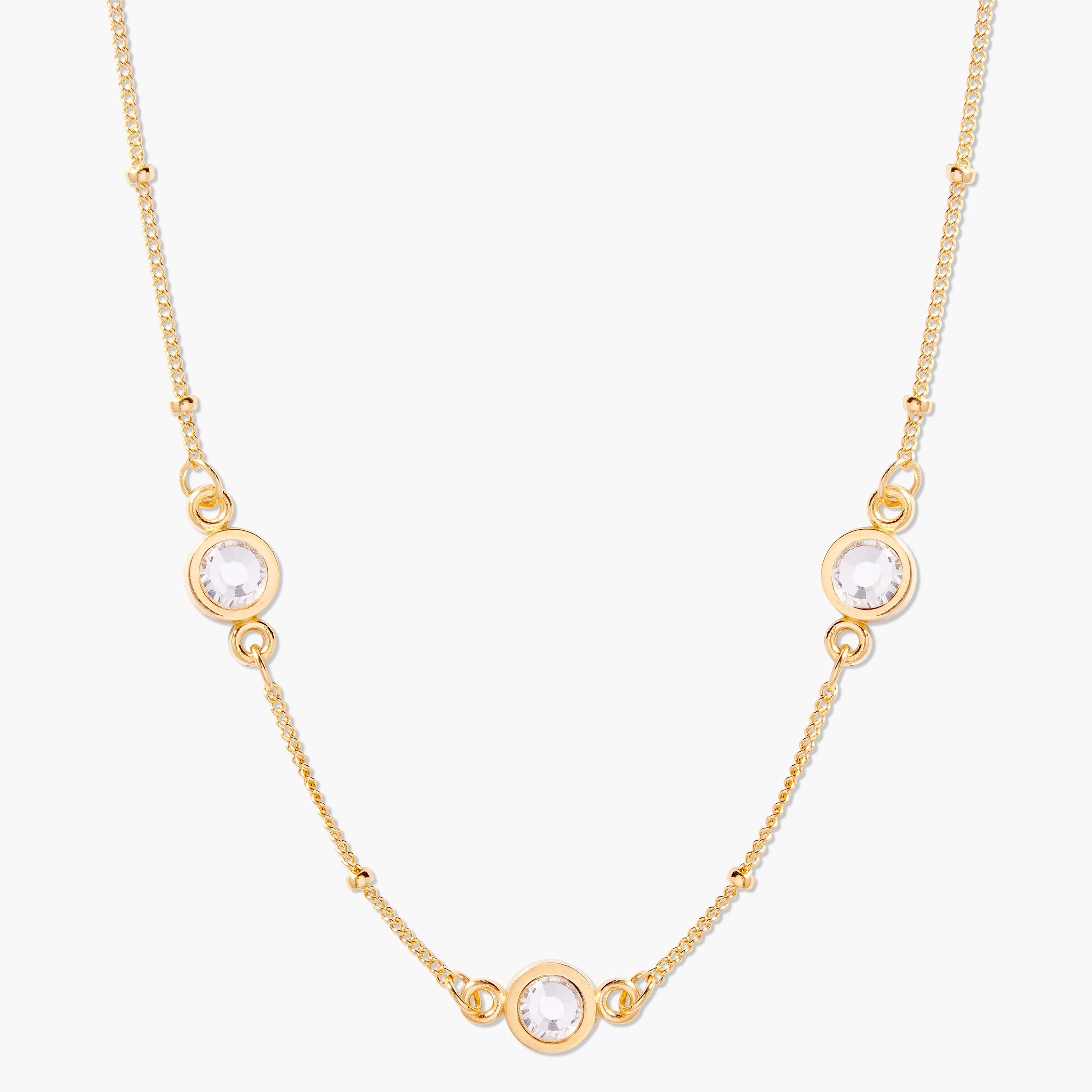 Jules Three Birthstone Necklace | Brook and York